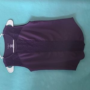 Van Heusen Purple Sleeveless Top Size XS